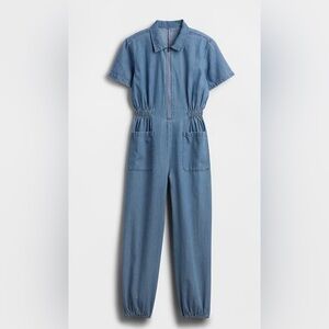 Gap Light Wash Blue Denim Jumpsuit - Kids NWT SIZE L